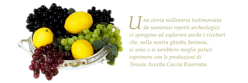 le ricette di ACCETTA CACCIA RISERVATA